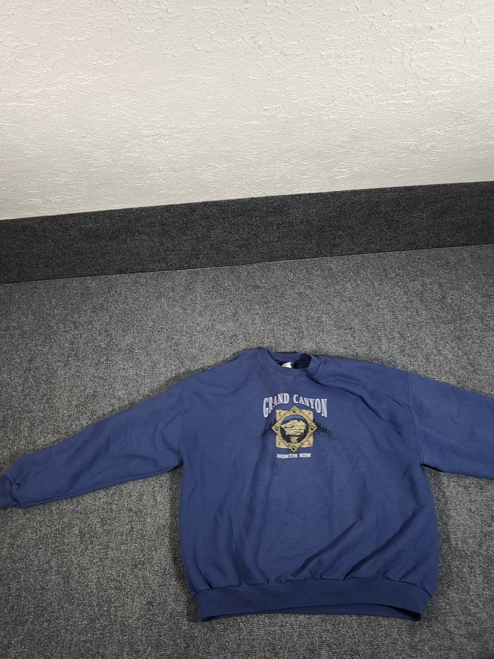 VTG Blue Fleece NuBlend Grand Canyon Graphic Pullover Sweatshirt XL Crewneck